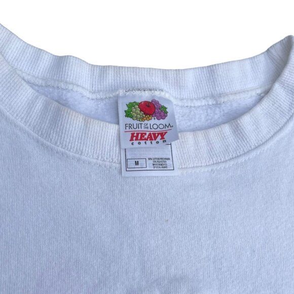 VTG Hawaii Aloha Bright Embroidered Cropped Crewneck Sweater - Picture 9 of 11